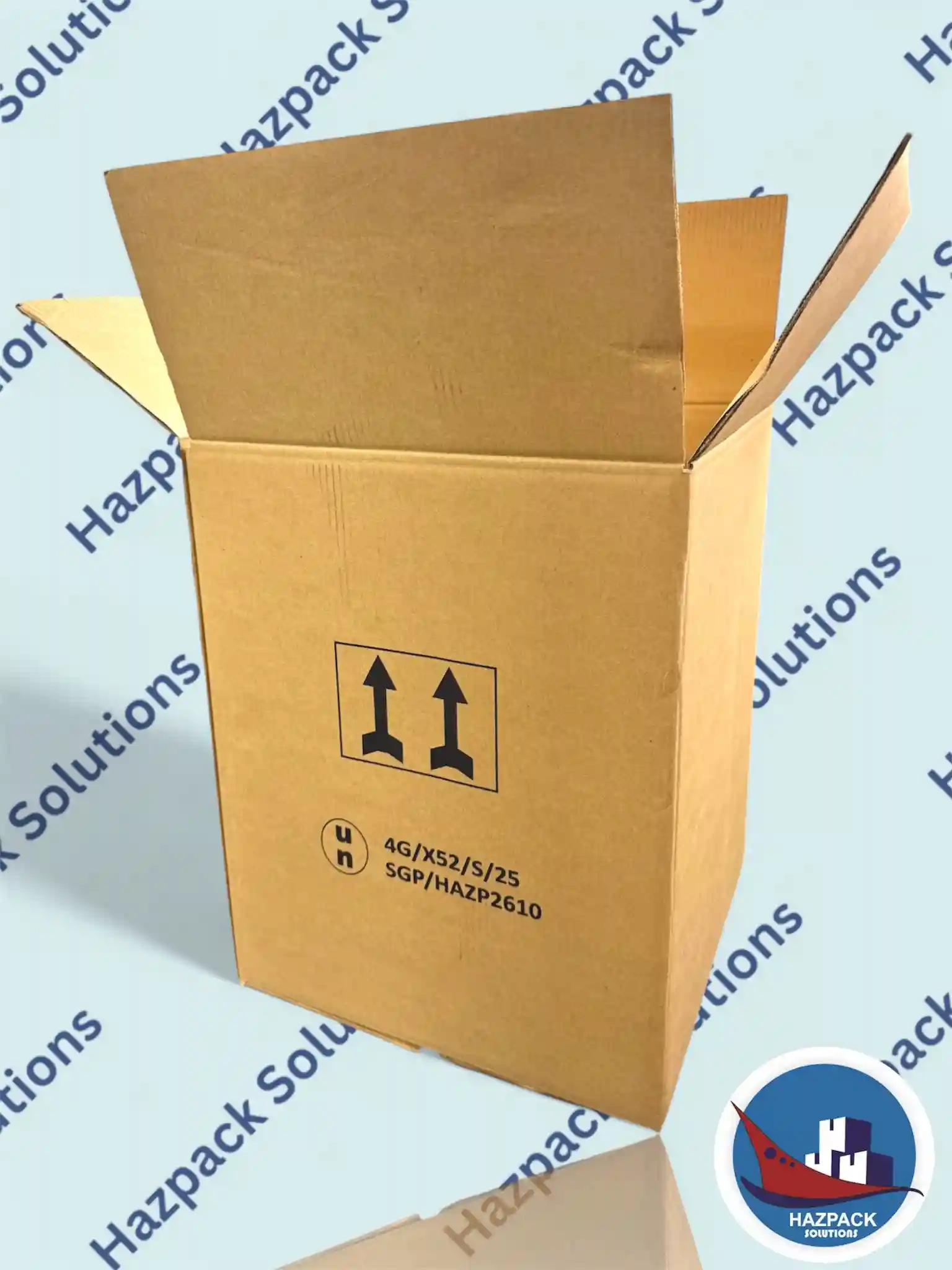 52 Kg UN Certified X52 Fibreboard Box for Hazardous Goods Transport